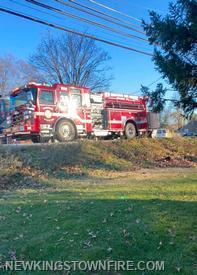 E33 at the Chimney Fire Sunday afternoon