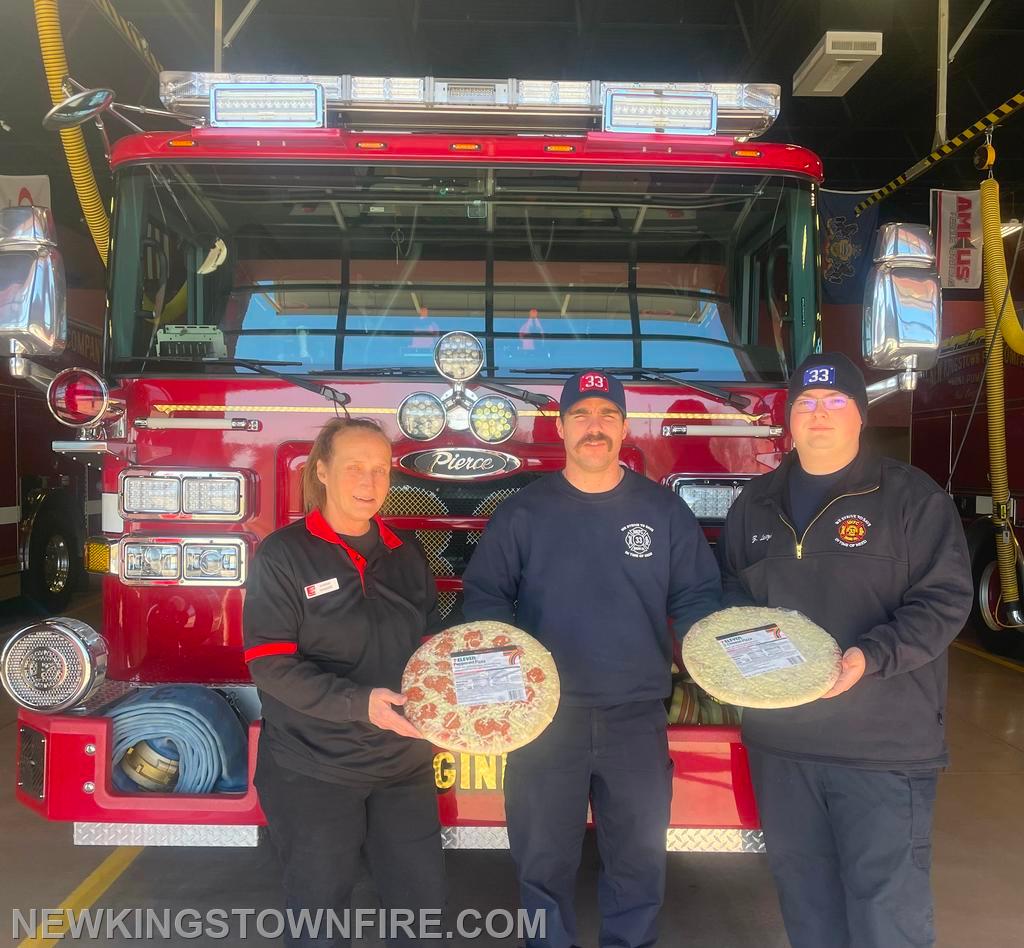 Manager Sharon  shown with D/O Crea and FF Leitzel