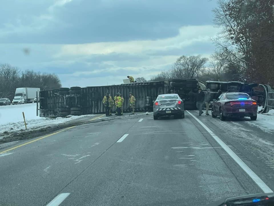 Overturned Tractor Trailer on I81 - New Kingstown Fire Company